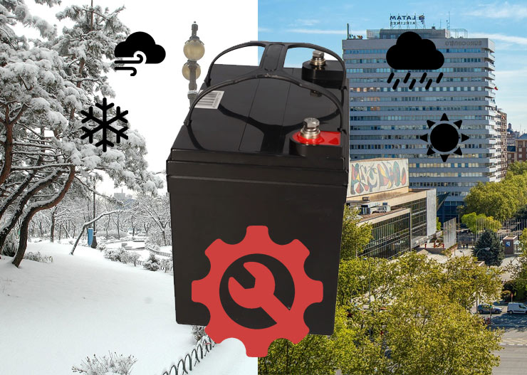 Příručka pro údržbu baterií elektrických invalidních vozíků a skútrů